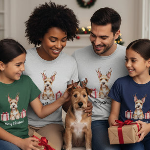 Fuchs-Terrier-Rentier T-Shirt