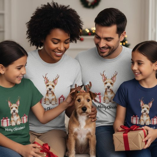 Fuchs-Terrier-Rentier T-Shirt