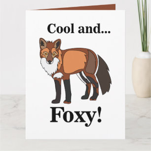 Fuchs Tier Wildnis Fuchsig Geburtstag Karte