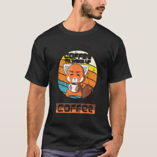Fuchs trinkt Kaffee Tier Für Männer Frauen 1 T-Shirt