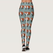 FUCHS-U. GEWEIH-EULE LEGGINGS (Rückseite)