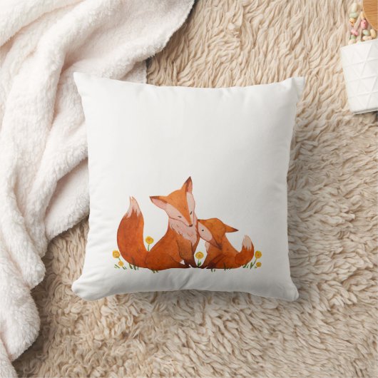 Fuchs und Baby Kissen (Decke)