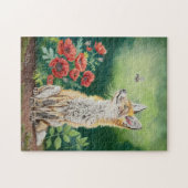 Fuchs und Biene Puzzle (Horizontal)