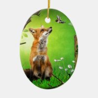 Fuchs und der Summenvogel