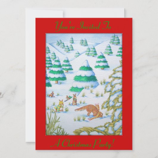 Fuchs- und einladung (Vorderseite)