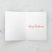 FUCHS UND ENTE WEIHNACHTSKARTE KARTE (Innenseite)