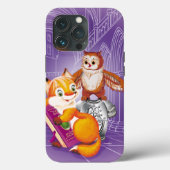 Fuchs und Eule Case-Mate iPhone Hülle (Rückseite)