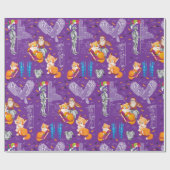 Fuchs und Eule Geschenkpapier (Flach)