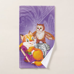 Fuchs und Eule Handtuch
