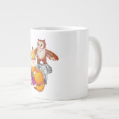 Fuchs und Eule Jumbo-Tasse (Vorderseite Rechts)