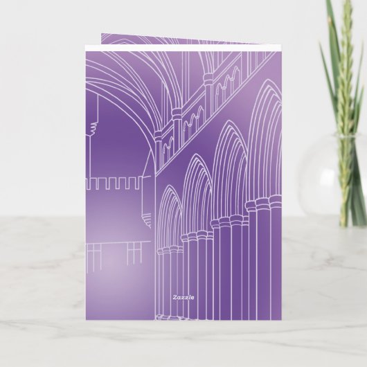 Fuchs und Eule Karte (Rückseite)