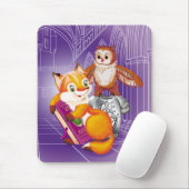 Fuchs und Eule Mousepad (Mit Mouse)