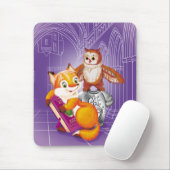 Fuchs und Eule Mousepad (Mit Mouse)
