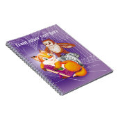 Fuchs und Eule Notizblock (Rechte Seite)