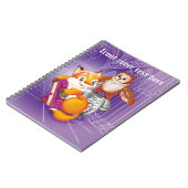 Fuchs und Eule Notizblock (Linke Seite)