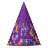 Fuchs und Eule Partyhütchen (Rückseite)