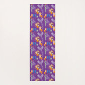 Fuchs und Eule Yogamatte (Rückseite)