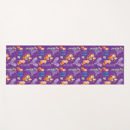 Fuchs und Eule Yogamatte (Vorderseite (Horizontal))