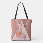 Fuchs und Feder Tasche (Rückseite)