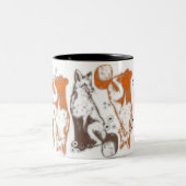 Fuchs und Freunde Kaffeetasse Thema Grafik (Mittel)