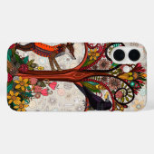 Fuchs und Krähe Case-Mate iPhone Hülle (Rückseite (Horizontal))