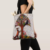 Fuchs und Krähe Tasche (Von Nahem)