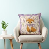Fuchs und Lavendel Kissen (Stuhl )