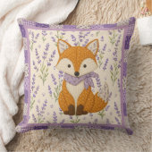 Fuchs und Lavendel Kissen (Decke)