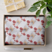 Fuchs und Mohn Seidenpapier (Geschenk)