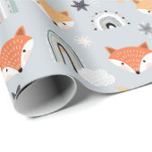 Fuchs und Rainbows Geschenkpapier (Rolleneckpunkt)