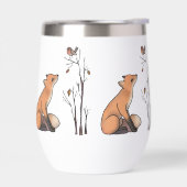 Fuchs und Rotkehlchen (Links)