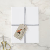 Fuchs und Rotkehlchen Geschenkanhänger (Mit Garn)