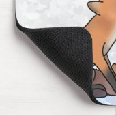 Fuchs und Rotkehlchen Mousepad (Ecke)