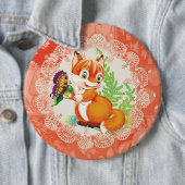 Fuchs und Schmetterling Button (Beispiel)