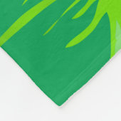 Fuchs und Schmetterling Fleecedecke (Ecke)