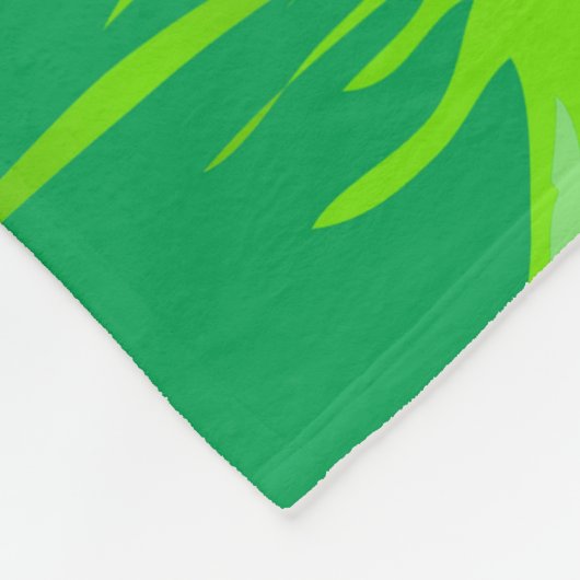 Fuchs und Schmetterling Fleecedecke (Ecke)