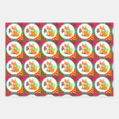 Fuchs und Schmetterling Geschenkpapier Set (Vorderseite 3)
