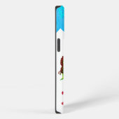 Fuchs und Schmetterling iPhone Hülle (Rechte Seite)