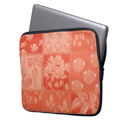 Fuchs und Schmetterling Laptopschutzhülle (Vorderseite Links)