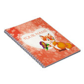 Fuchs und Schmetterling Notizblock (Rechte Seite)