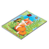 Fuchs und Schmetterling Notizblock (Linke Seite)