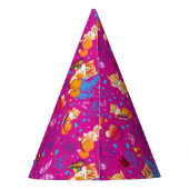 Fuchs und Schmetterling Partyhütchen (Rückseite)