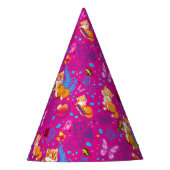 Fuchs und Schmetterling Partyhütchen (Vorderseite)