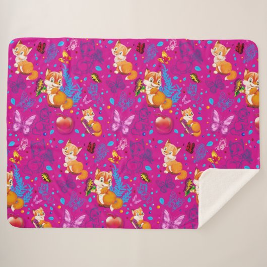 Fuchs und Schmetterling Sherpadecke (Vorderseite (Horizontal))