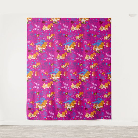 Fuchs und Schmetterling Wandteppich (Vorderseite)