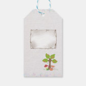 Fuchs unterm Baum Geschenkanhänger (Rückseite)