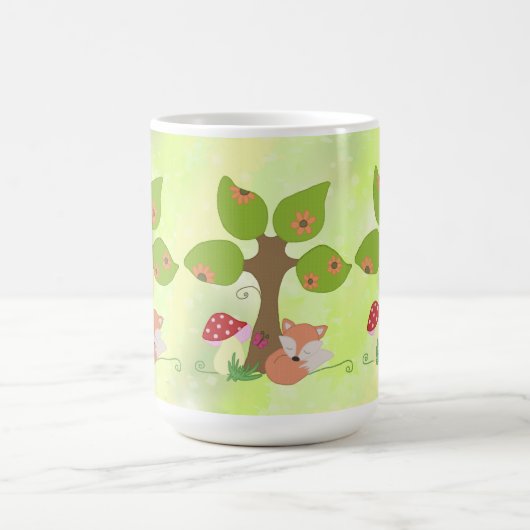 Fuchs unterm Baum  Kaffeetasse (Mittel)