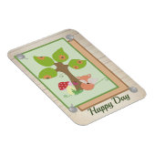 Fuchs unterm Baum Magnet (Rechte Seite)