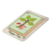 Fuchs unterm Baum Magnet (Linke Seite)