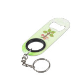 Fuchs unterm Baum Mini Flaschenöffner (Rückseite Schrägansicht)